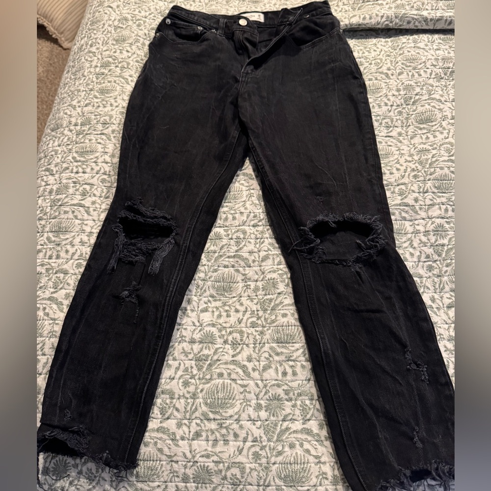 Abercrombie High Rise Mom Jeans